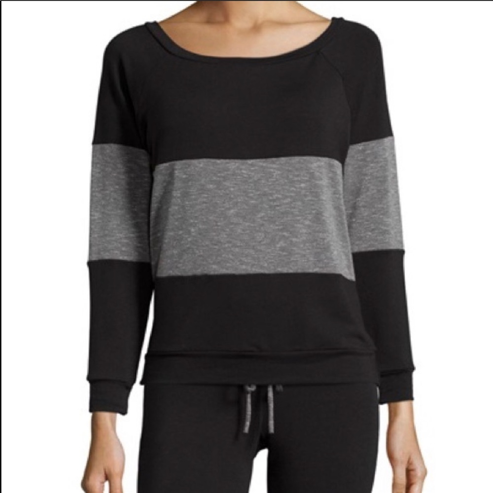 NWT Babakul Colorblock Boatbeck Raglan Sweatshirt